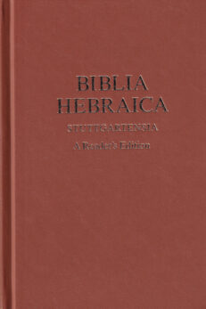 Biblia-Hebraica-Stuttgartensia-sõnastikuga