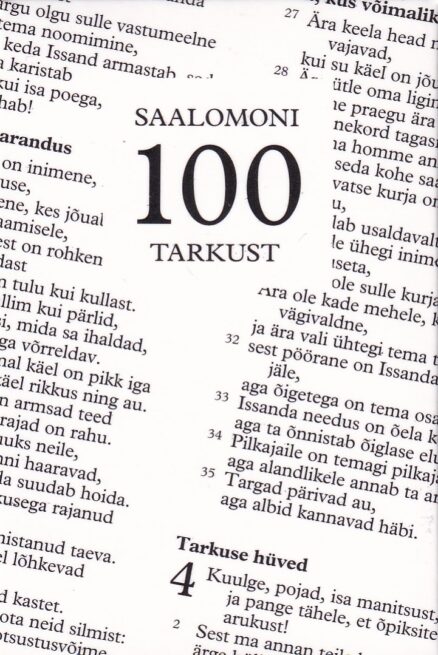 Kaardid - Saalomoni 100 tarkust